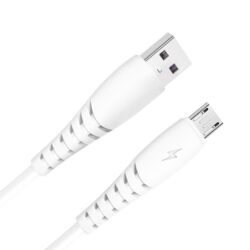 كيبل شحن سريع بقدرة 6 أمبير و5 فولط طول الكيبل 120 سم بمنفذ Micro-USB